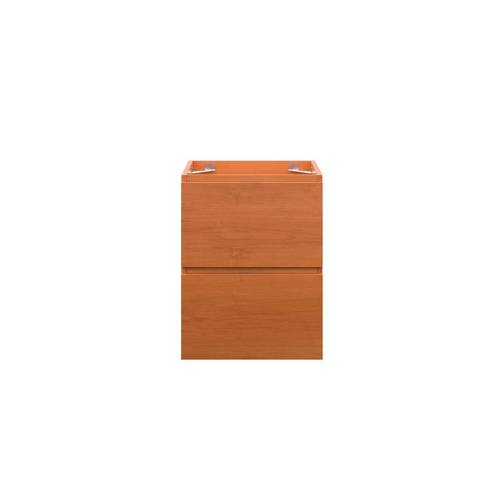 Scenic 18" Wall-Mount Bathroom Vanity Cabinet (Sink Basin Not Included) by Modway