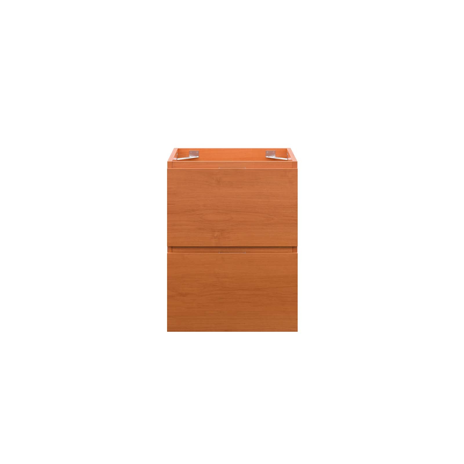 Scenic 18" Wall-Mount Bathroom Vanity Cabinet (Sink Basin Not Included) by Modway