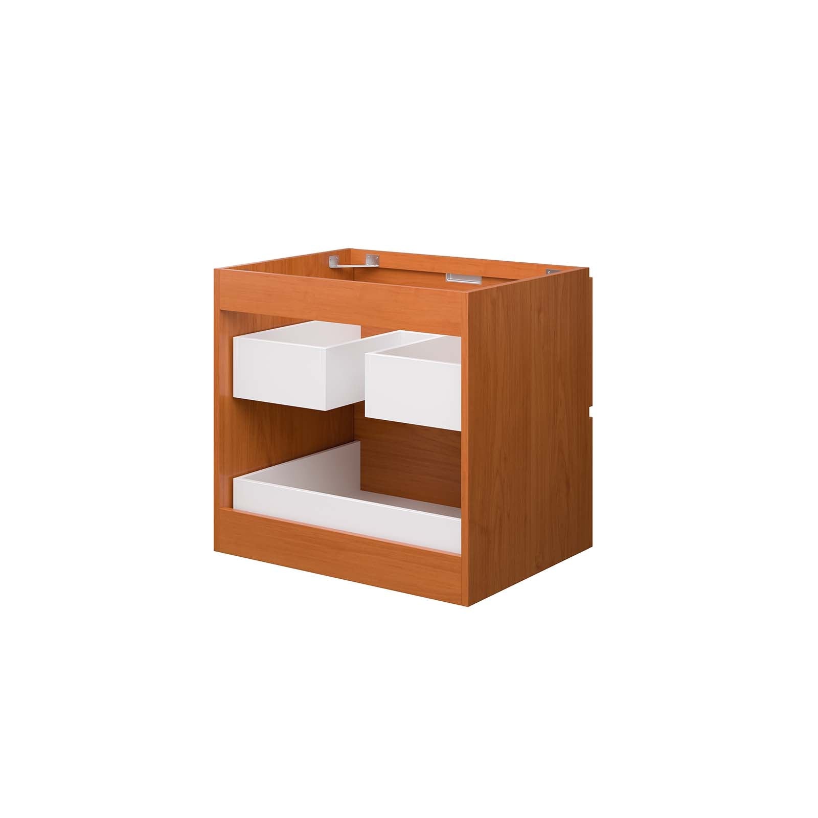 Scenic 24" Wall-Mount Bathroom Vanity Cabinet (Sink Basin Not Included) by Modway