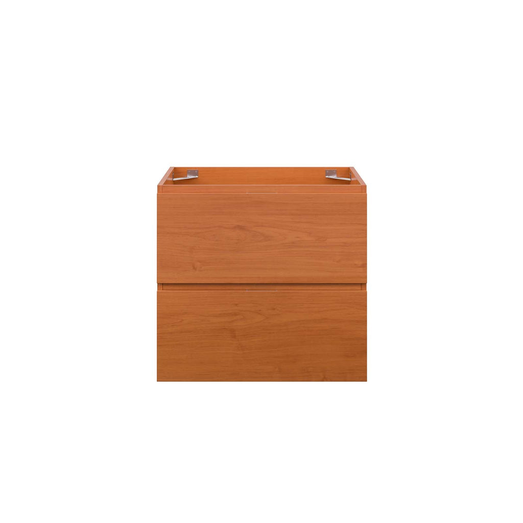 Scenic 24" Wall-Mount Bathroom Vanity Cabinet (Sink Basin Not Included) by Modway