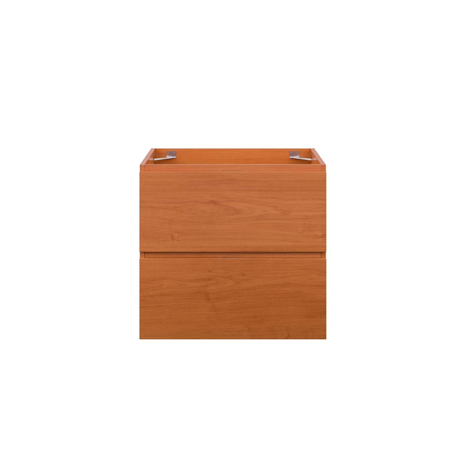 Scenic 24" Wall-Mount Bathroom Vanity Cabinet (Sink Basin Not Included) by Modway