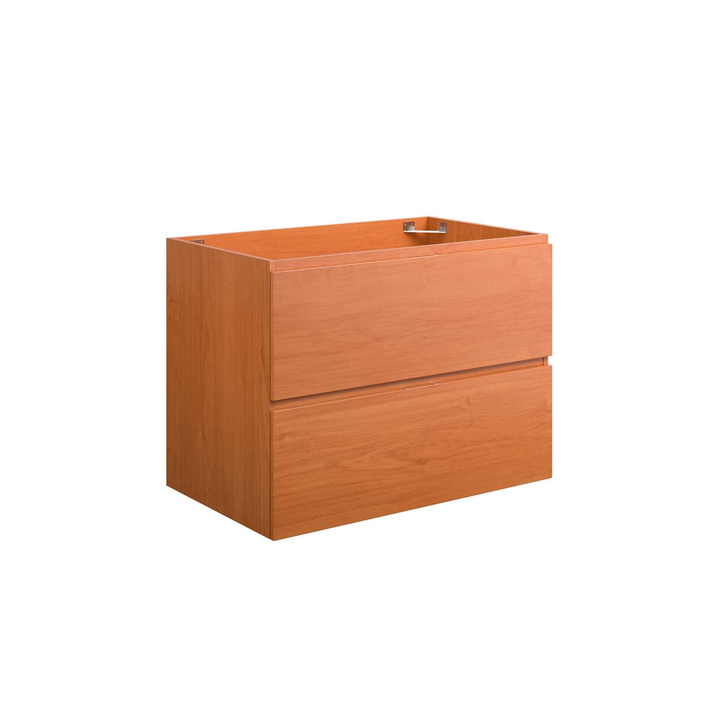 Scenic 30" Wall-Mount Bathroom Vanity Cabinet (Sink Basin Not Included) by Modway