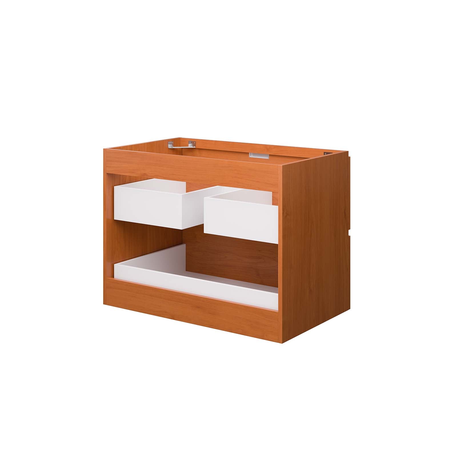 Scenic 30" Wall-Mount Bathroom Vanity Cabinet (Sink Basin Not Included) by Modway