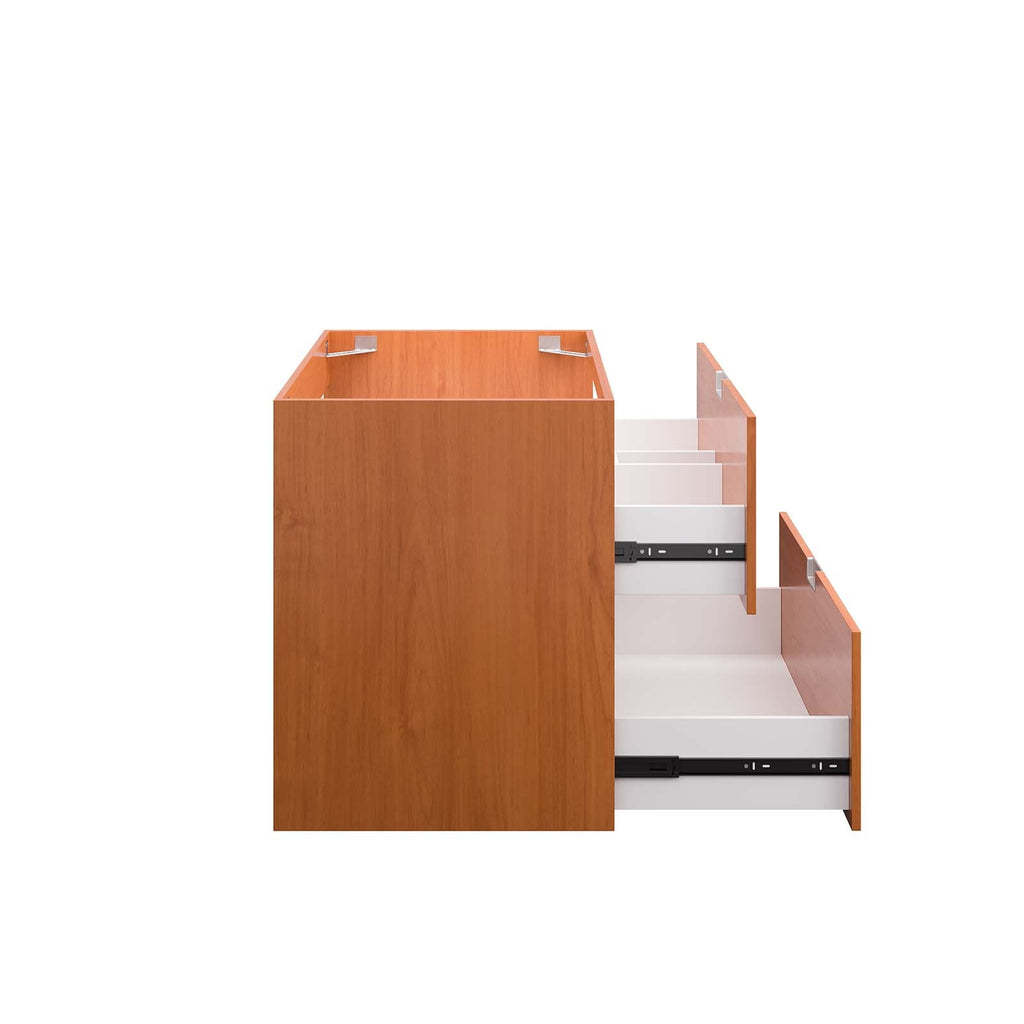 Scenic 30" Wall-Mount Bathroom Vanity Cabinet (Sink Basin Not Included) by Modway