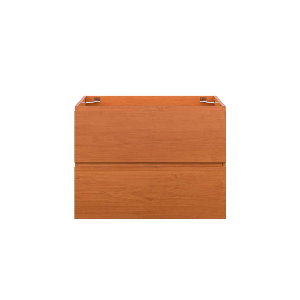 Scenic 30" Wall-Mount Bathroom Vanity Cabinet (Sink Basin Not Included) by Modway