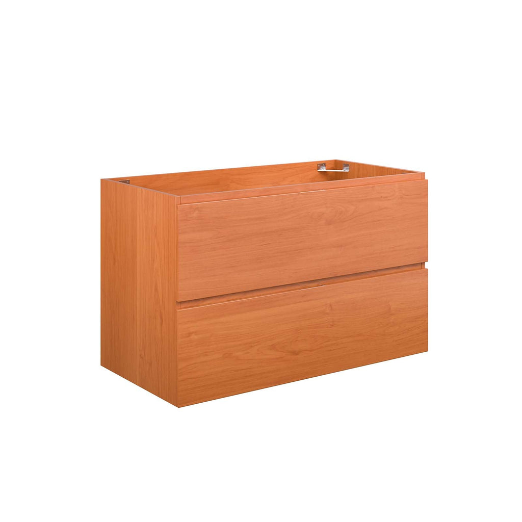 Scenic 36" Wall-Mount Bathroom Vanity Cabinet (Sink Basin Not Included) by Modway