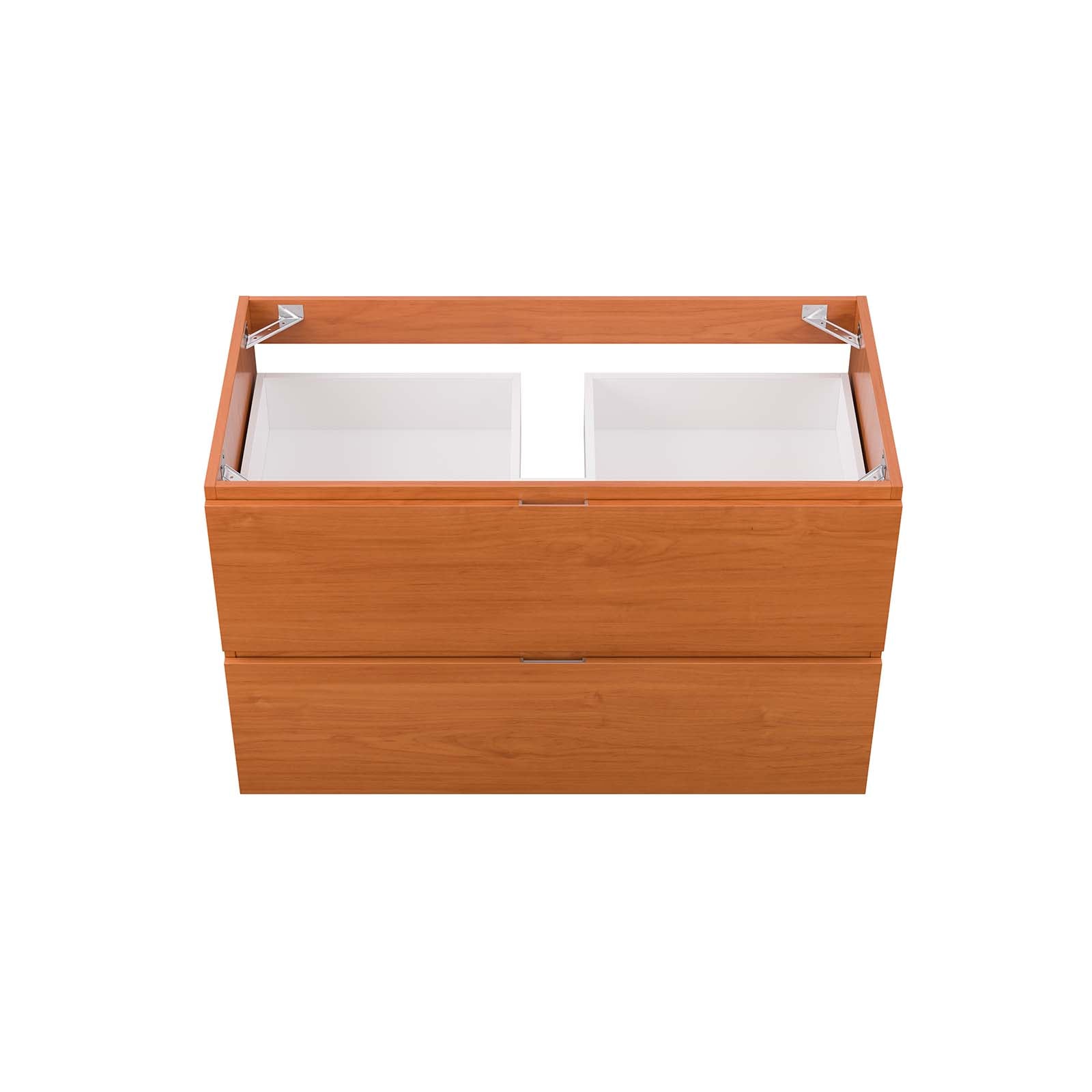 Scenic 36" Wall-Mount Bathroom Vanity Cabinet (Sink Basin Not Included) by Modway