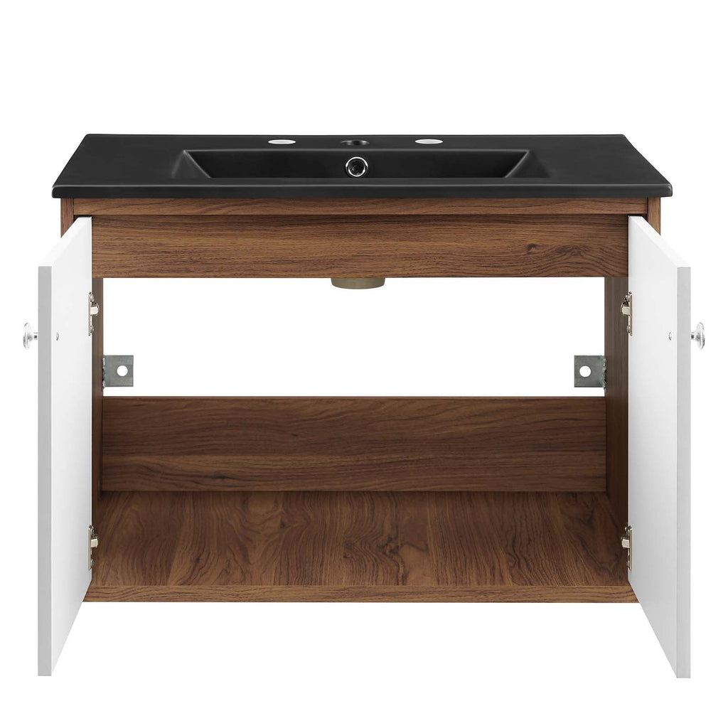 Transmit 30" Wall-Mount Bathroom Vanity by Modway