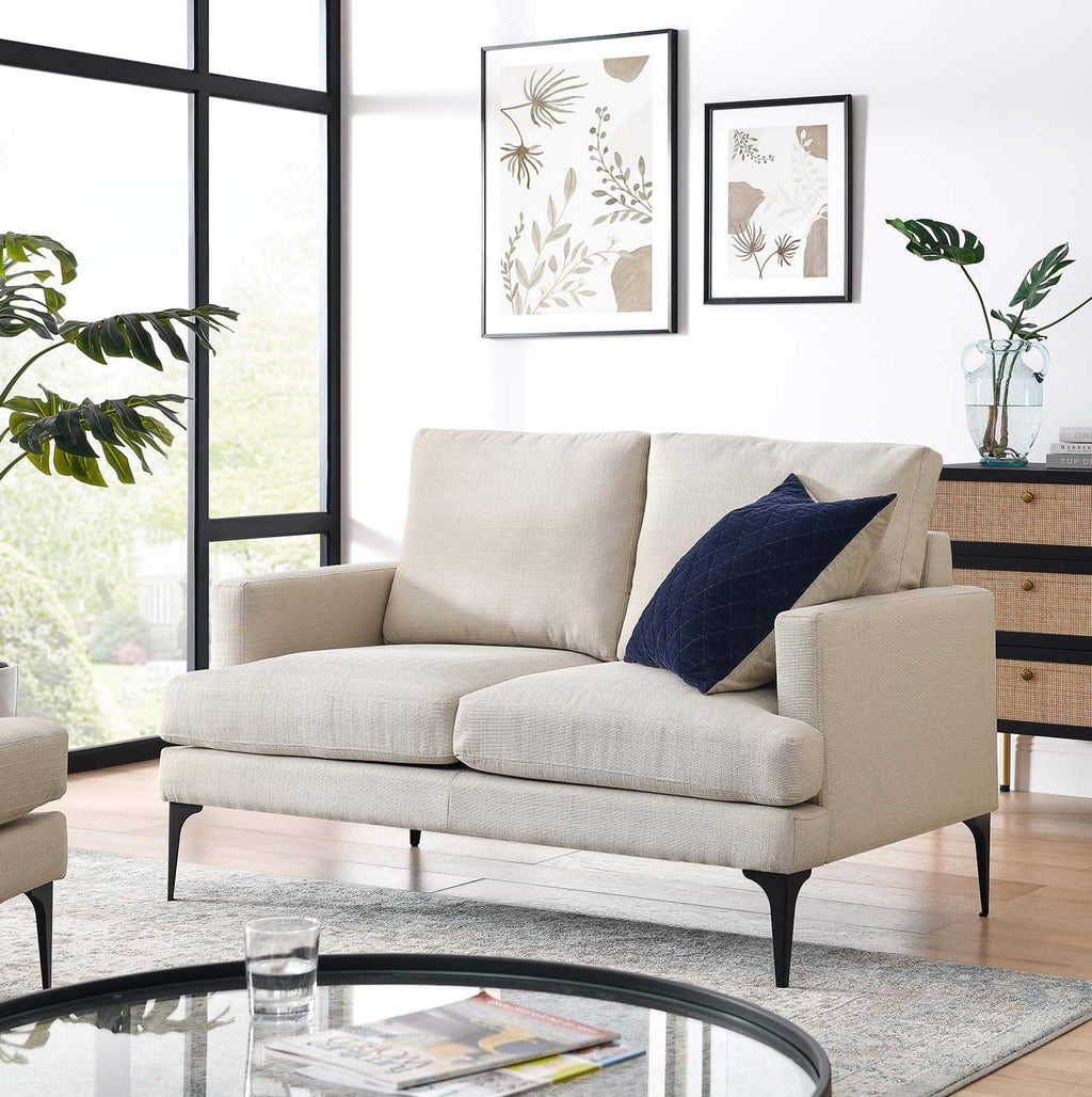 Evermore Upholstered Fabric Loveseat by Modway