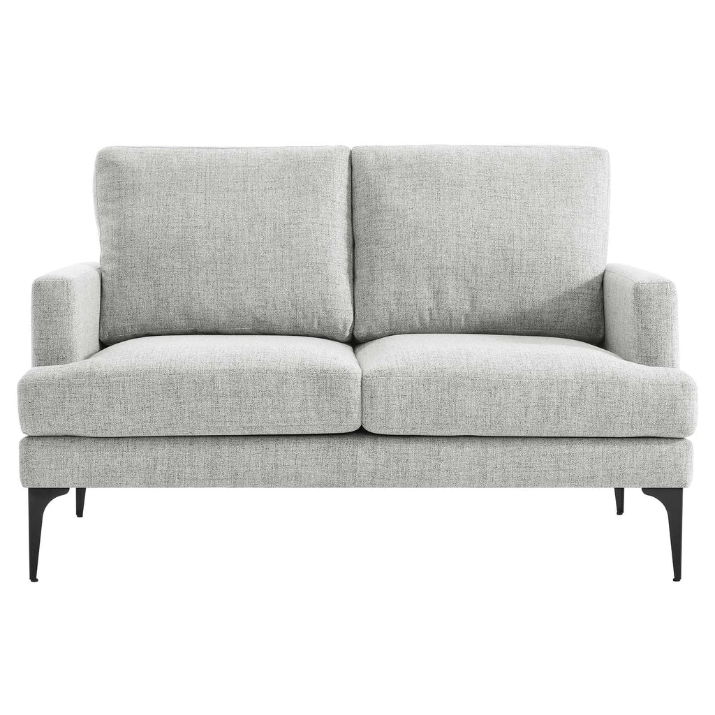 Evermore Upholstered Fabric Loveseat by Modway