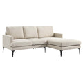 Evermore Right-Facing Upholstered Fabric Sectional Sofa by Modway
