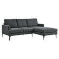 Evermore Right-Facing Upholstered Fabric Sectional Sofa by Modway