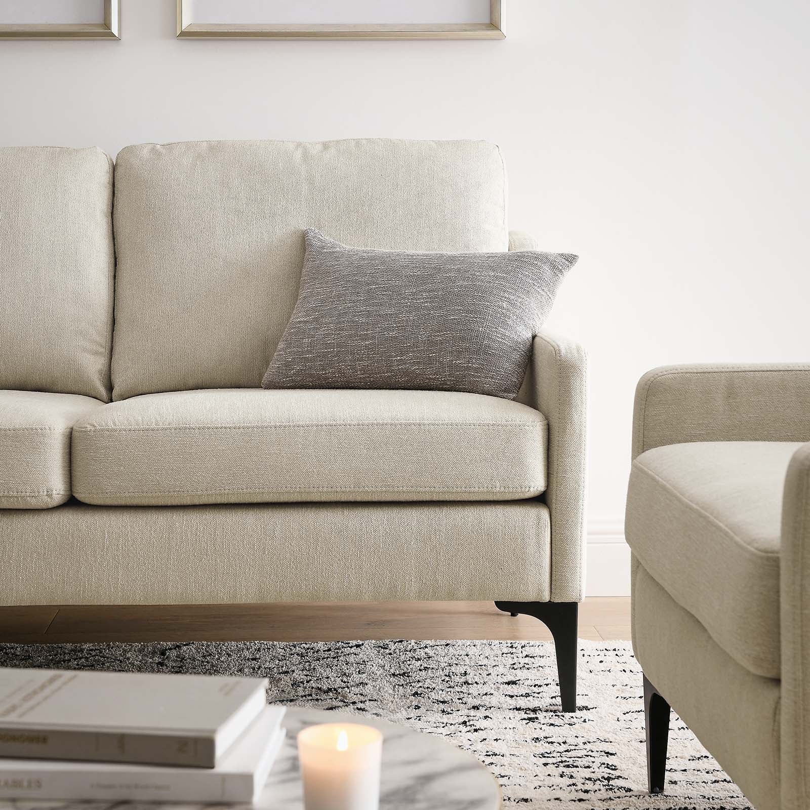 Corland Upholstered Fabric Loveseat by Modway