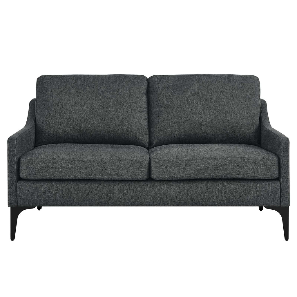 Corland Upholstered Fabric Loveseat by Modway