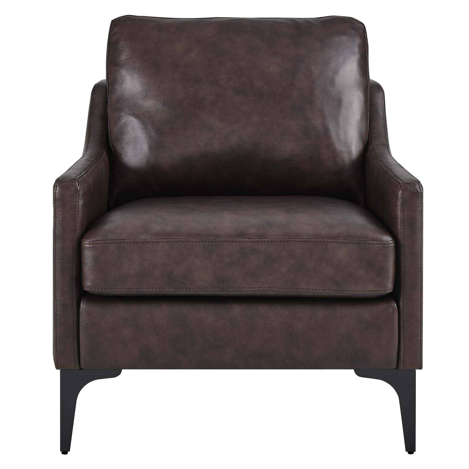 Corland Leather Armchair by Modway