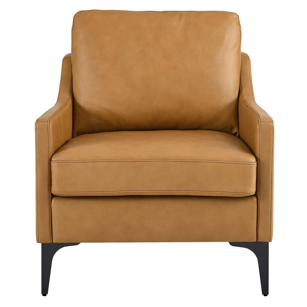 Corland Leather Armchair by Modway