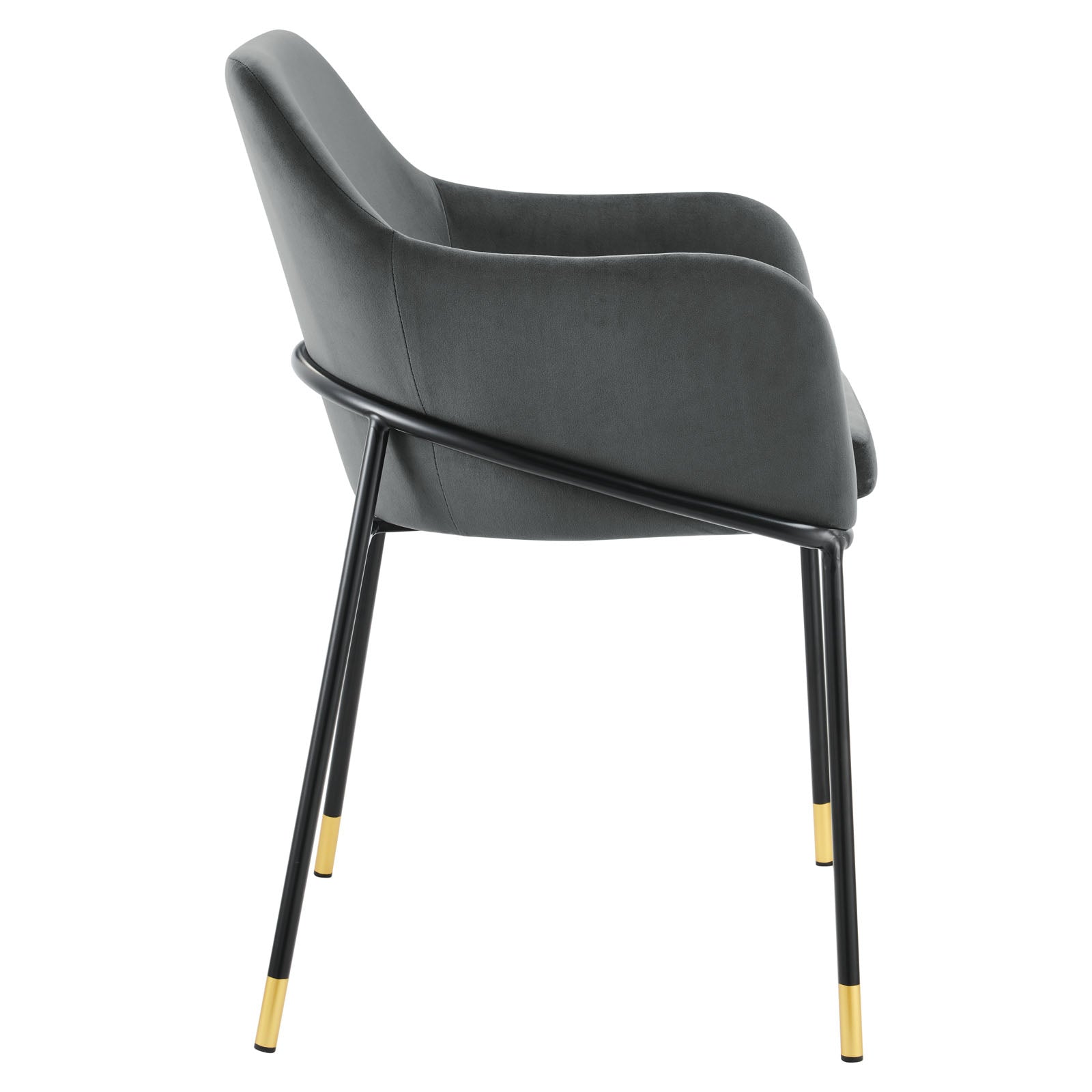 Jovi Performance Velvet Dining Armchair Set of 2 by Modway