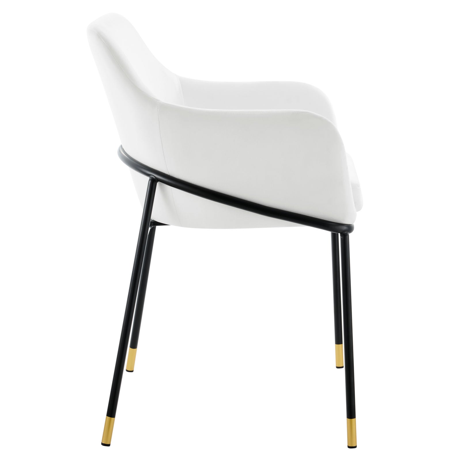 Jovi Performance Velvet Dining Armchair Set of 2 by Modway