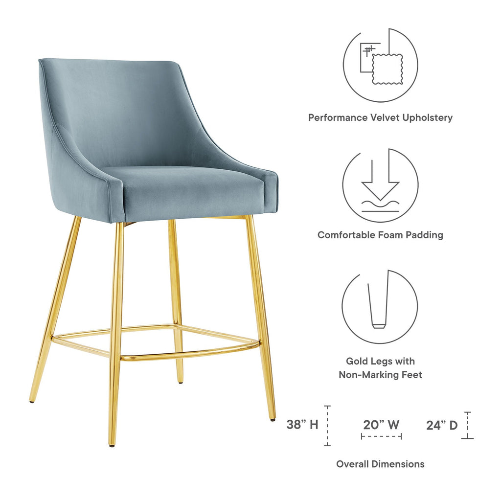 Discern Counter Stools Set of 2 by Modway