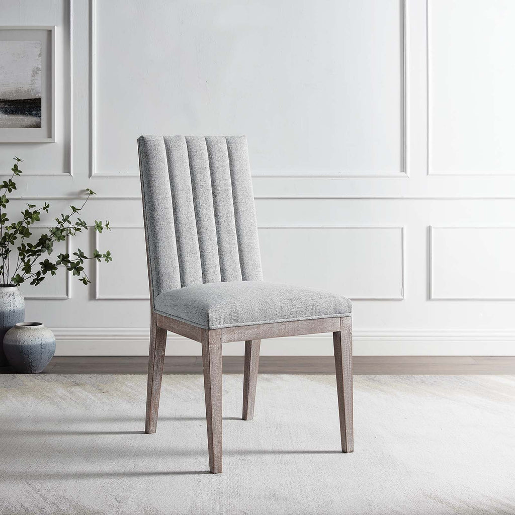 Maisonette French Vintage Tufted Fabric Fabric Dining Side Chair by Modway