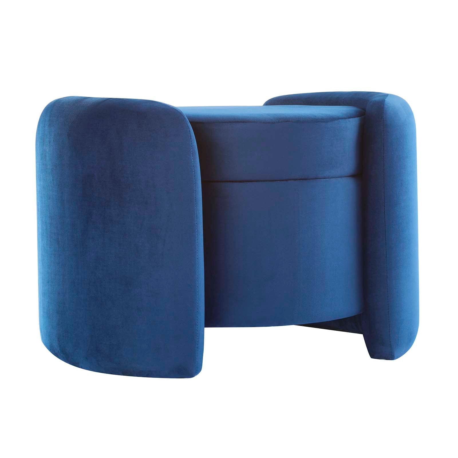 Nebula Upholstered Performance Velvet Ottoman by Modway