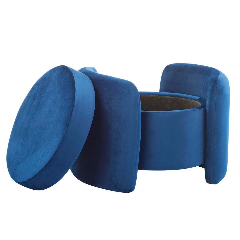 Nebula Upholstered Performance Velvet Ottoman by Modway