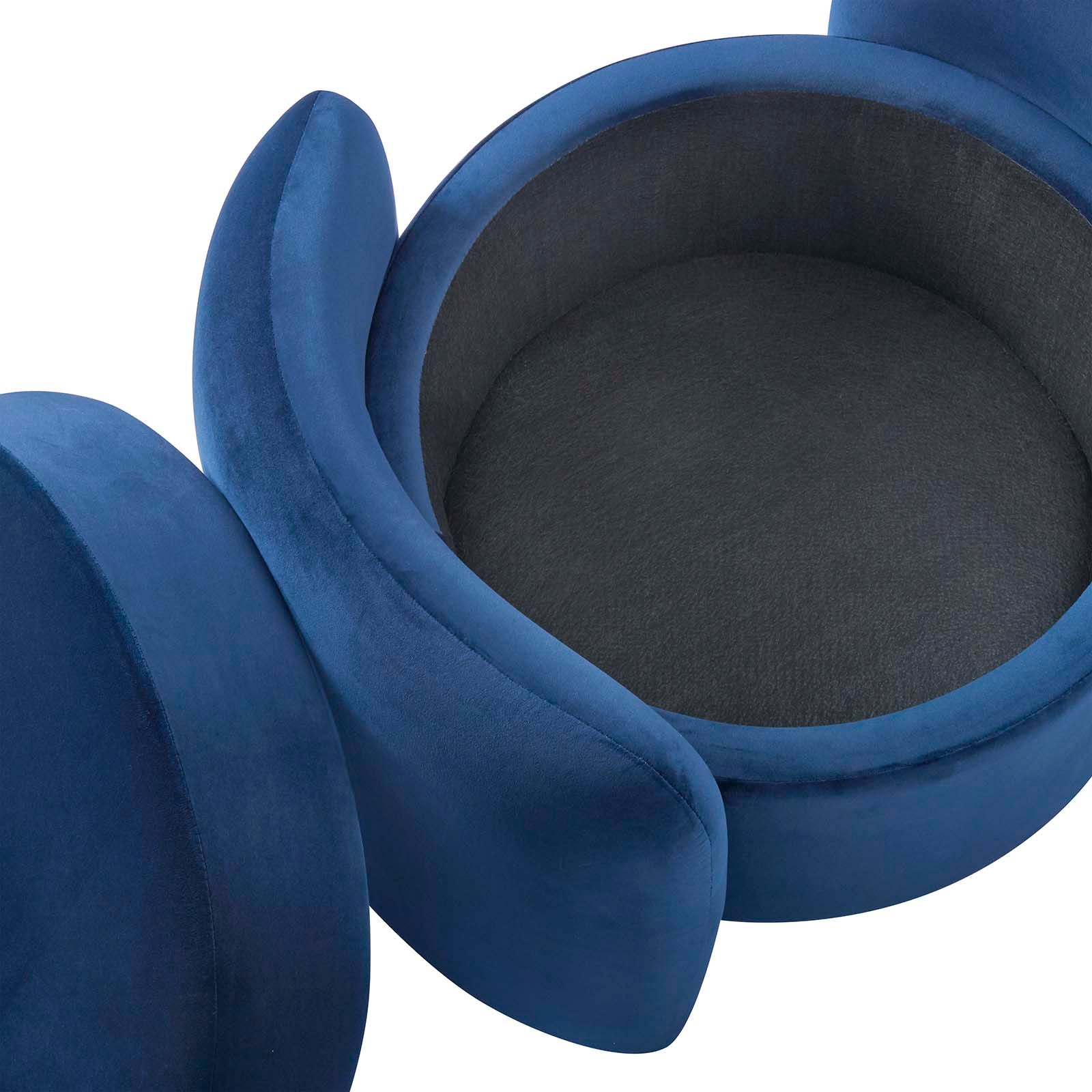 Nebula Upholstered Performance Velvet Ottoman by Modway