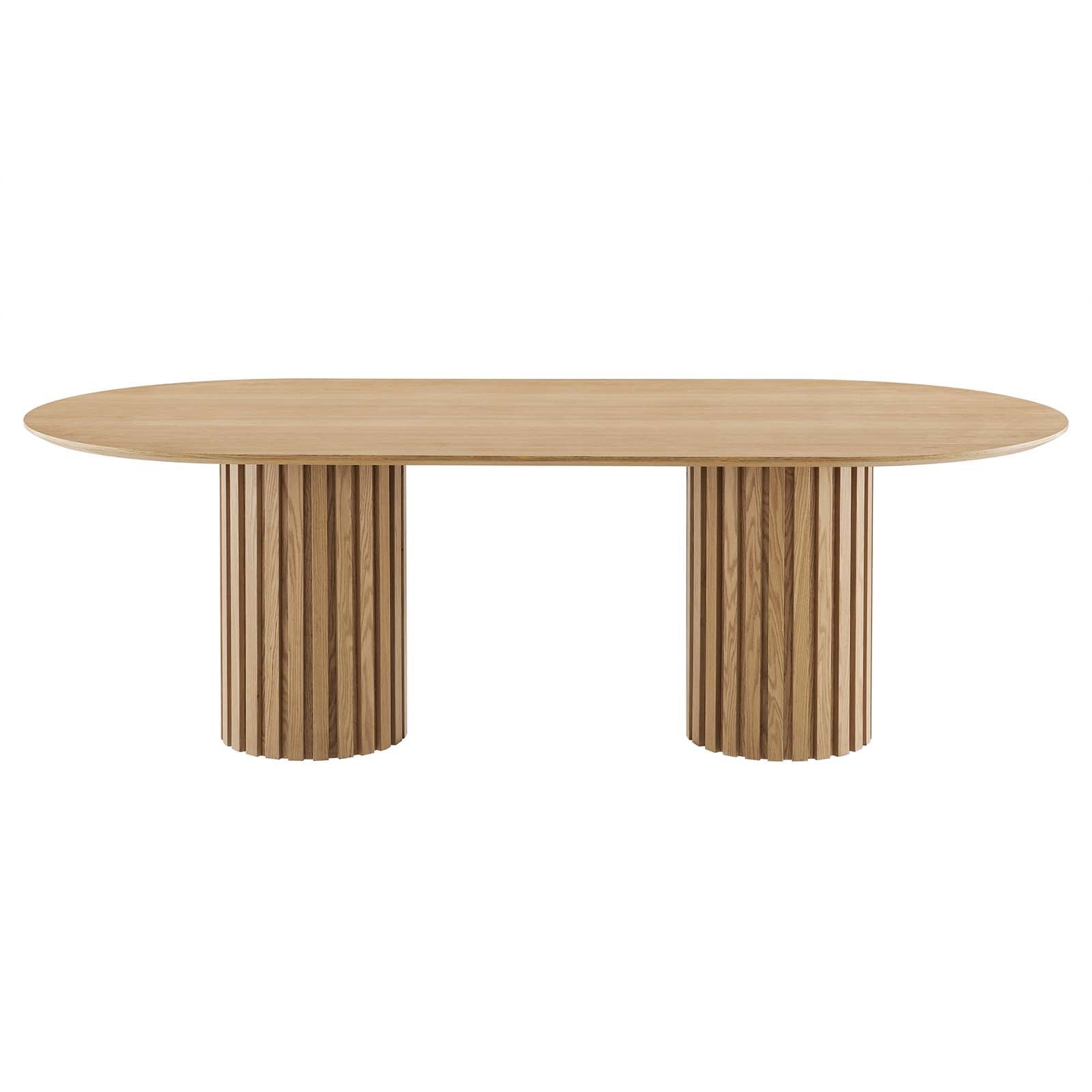 Senja 95" Oval Dining Table by Modway