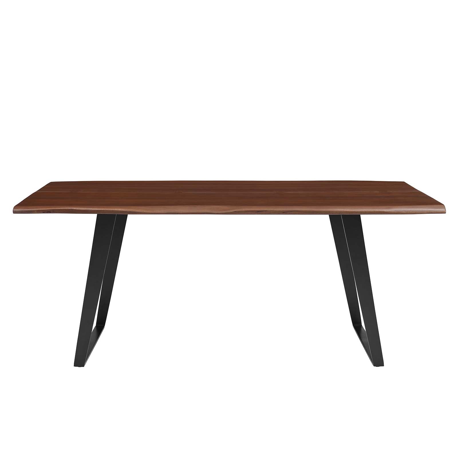 Viggo 74" Live Edge Acacia Wood Dining Table by Modway