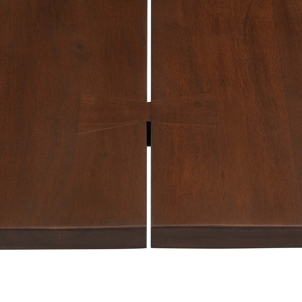 Viggo 74" Live Edge Acacia Wood Dining Table by Modway