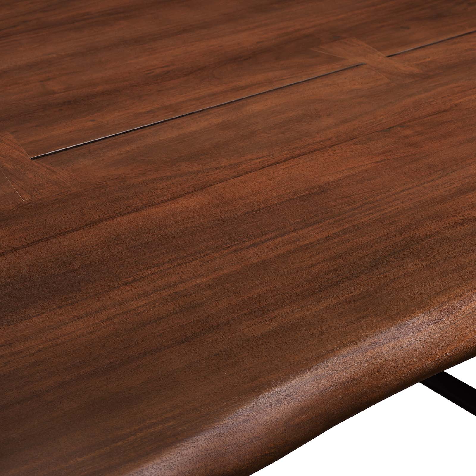 Viggo 74" Live Edge Acacia Wood Dining Table by Modway