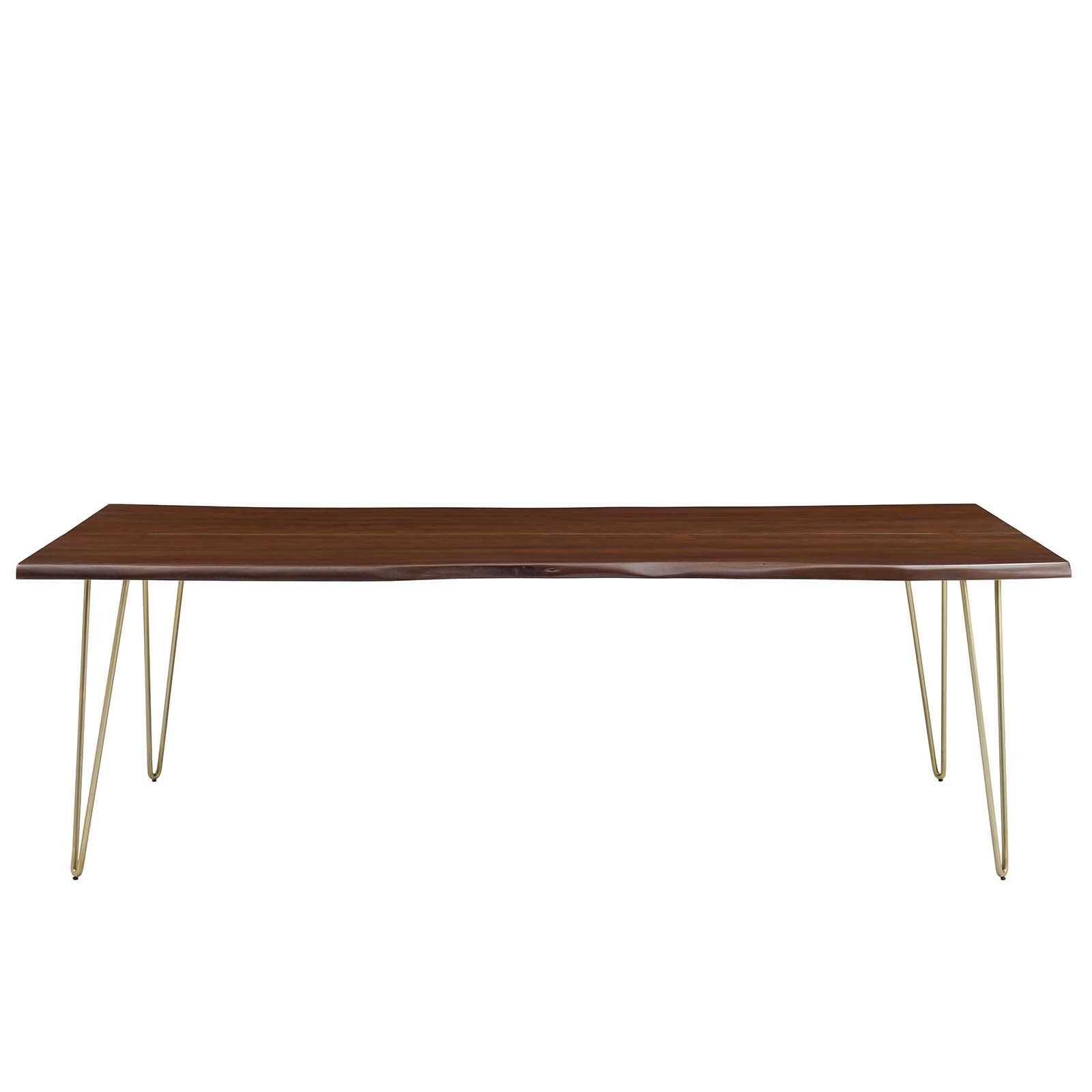 Ardor 96" Live Edge Acacia Wood Acacia Wood Dining Table by Modway