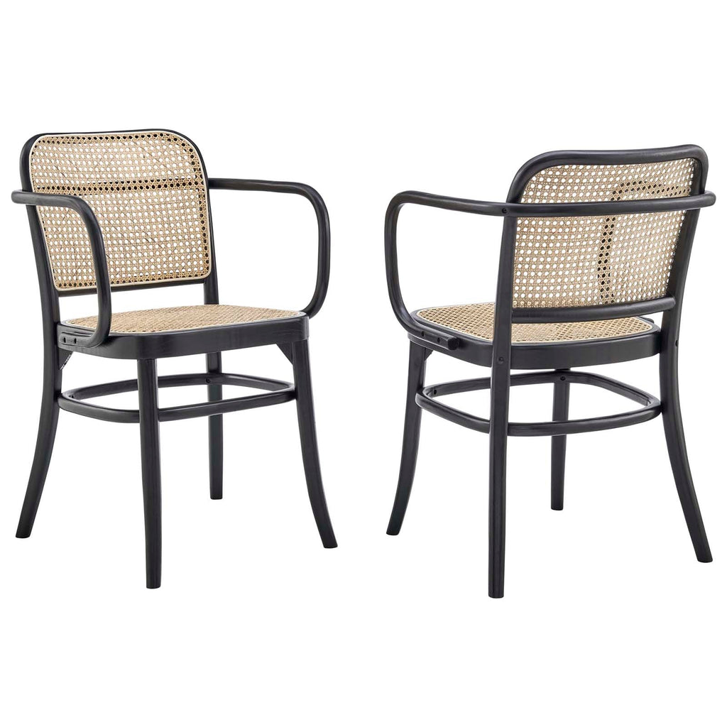 Winona Wood Dining Chair Set of 2 by Modway