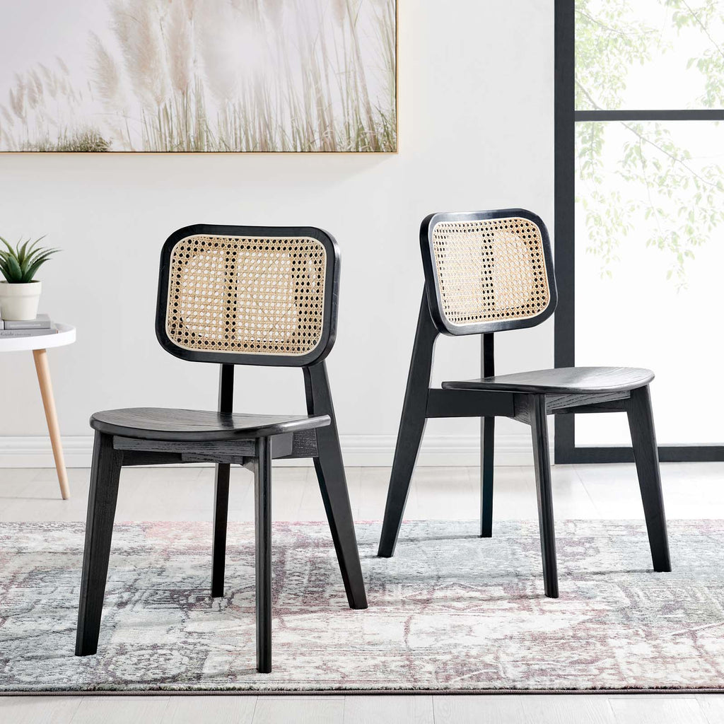 Habitat Wood Dining Side Chair Set of 2 by Modway