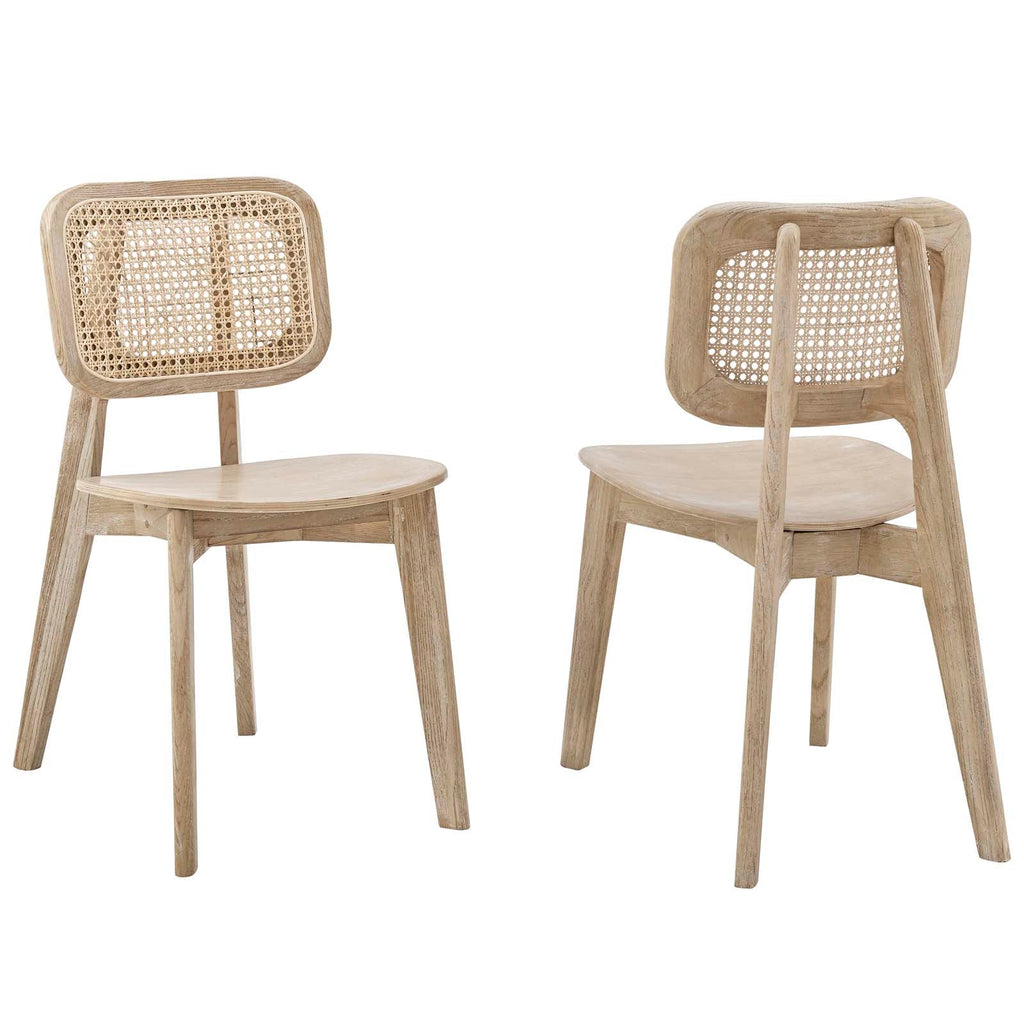 Habitat Wood Dining Side Chair Set of 2 by Modway