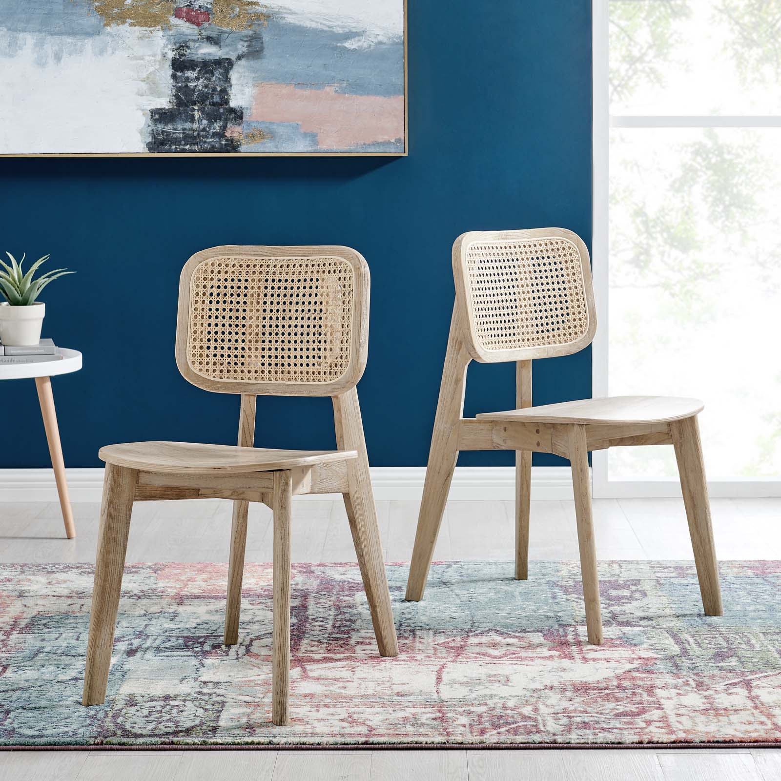 Habitat Wood Dining Side Chair Set of 2 by Modway