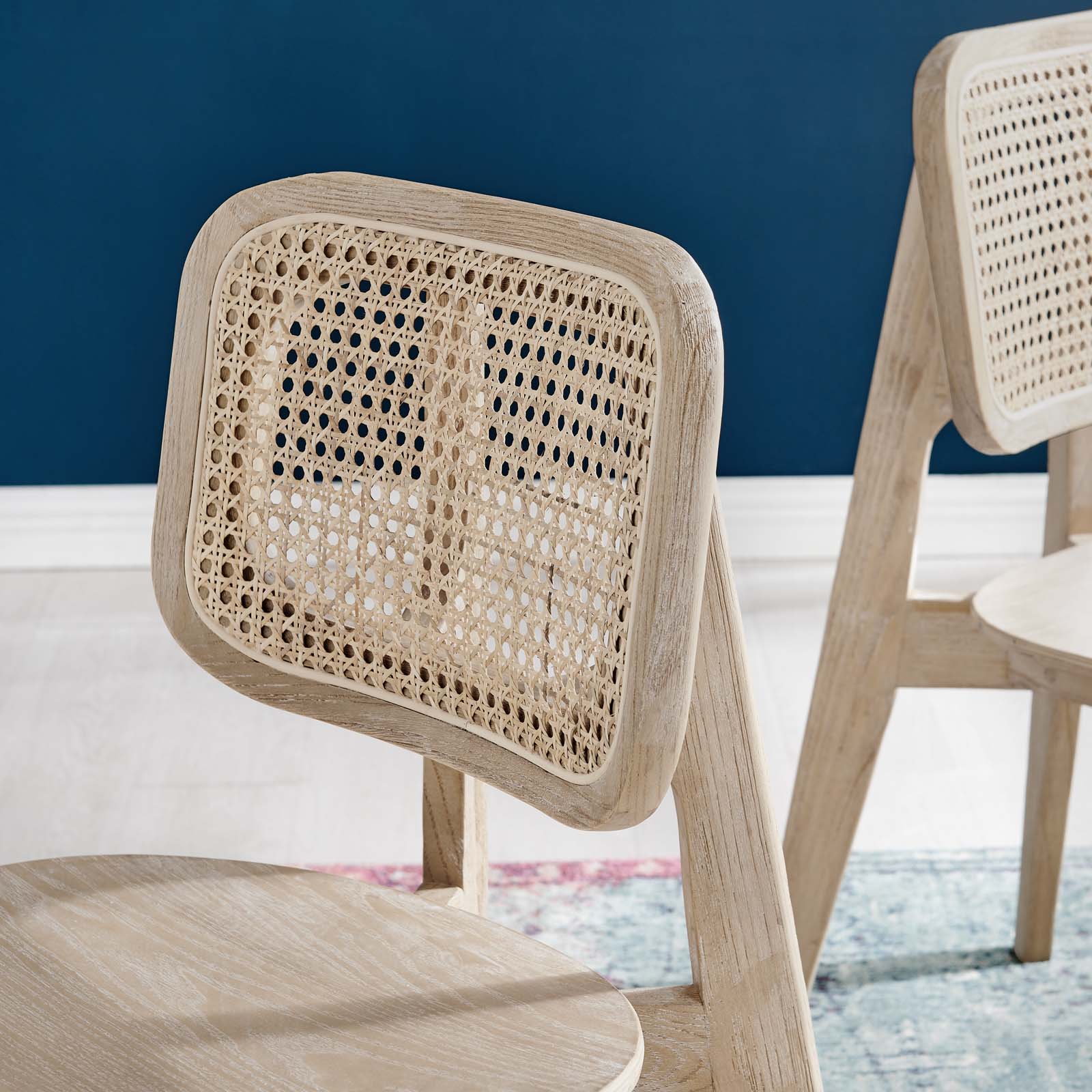 Habitat Wood Dining Side Chair Set of 2 by Modway