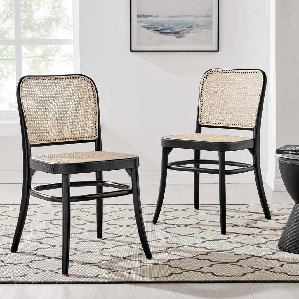 Winona Wood Dining Side Chair Set of 2 by Modway