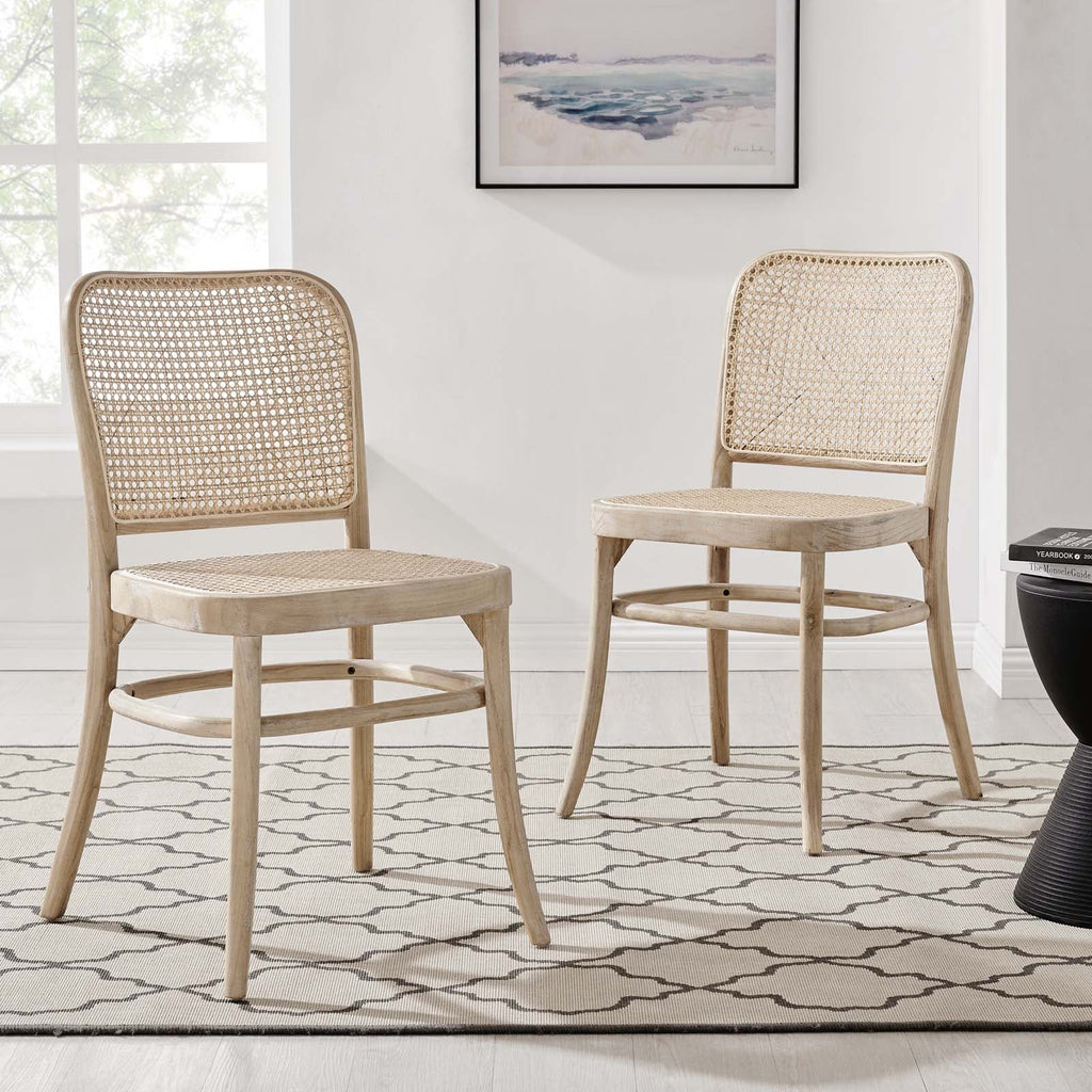 Winona Wood Dining Side Chair Set of 2 by Modway