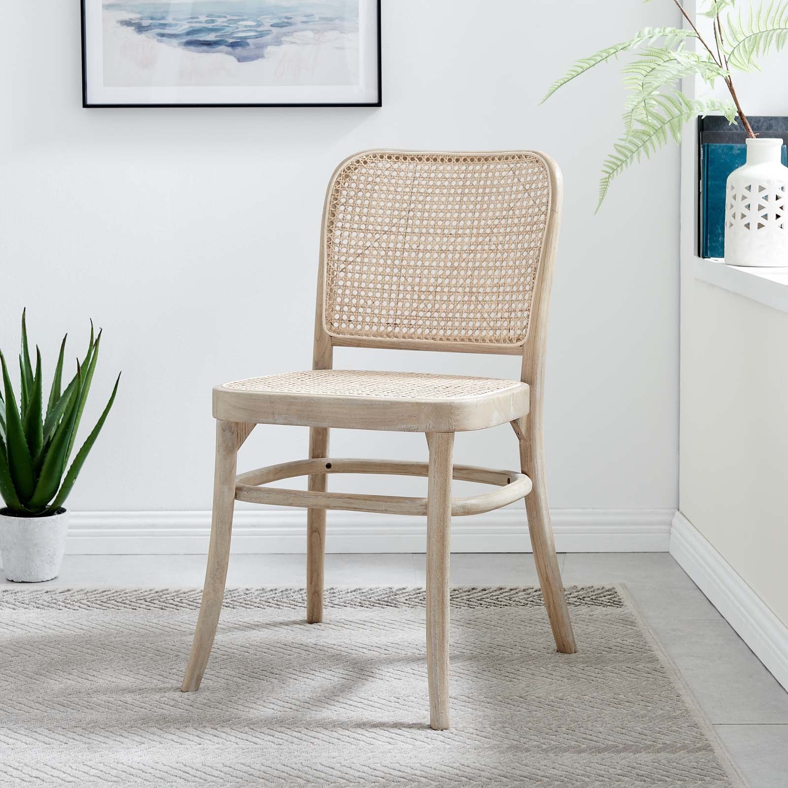 Winona Wood Dining Side Chair Set of 2 by Modway