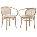 Oliana Wood Dining Armchair Set of 2 by Modway