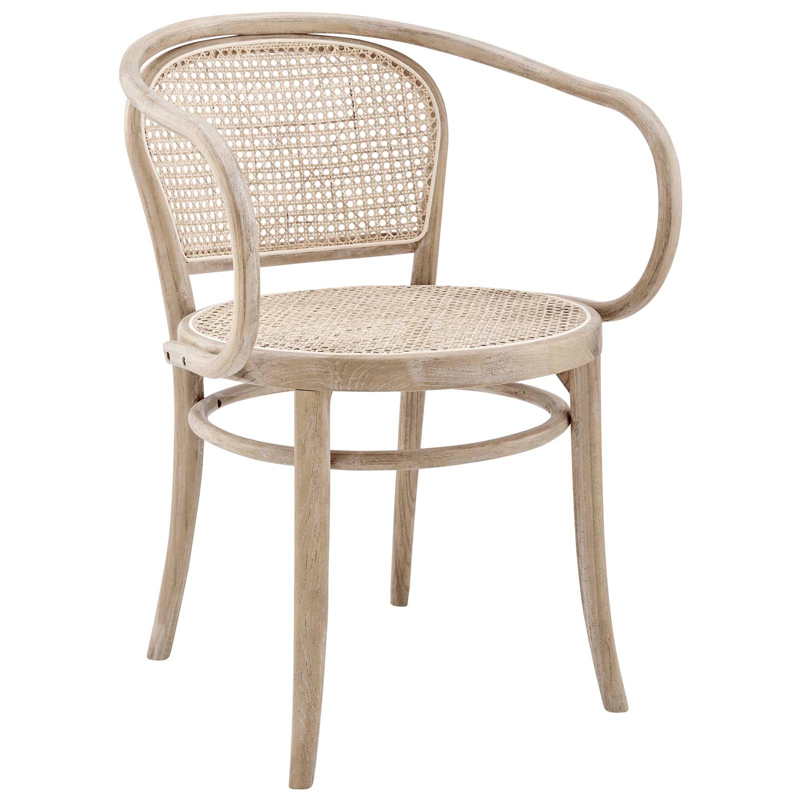 Oliana Wood Dining Armchair Set of 2 by Modway