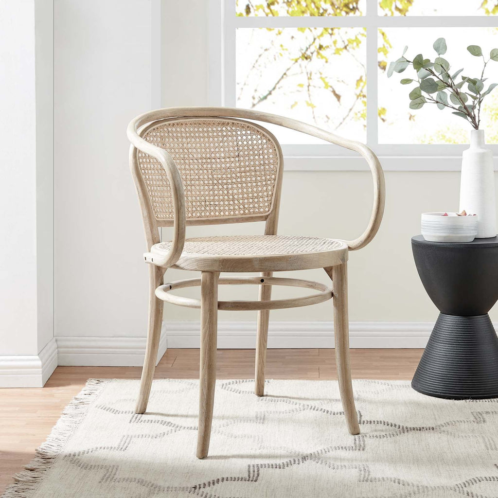 Oliana Wood Dining Armchair Set of 2 by Modway
