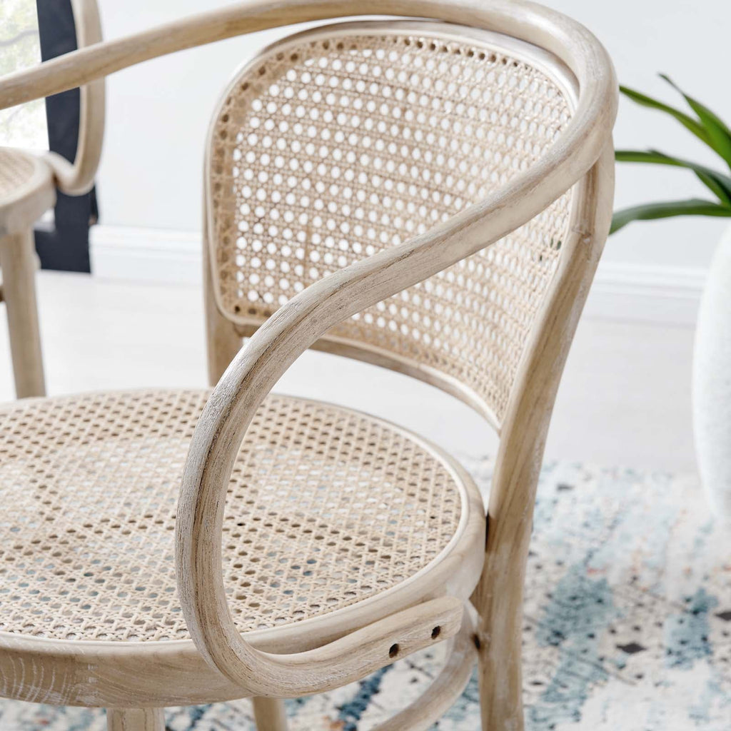 Oliana Wood Dining Armchair Set of 2 by Modway