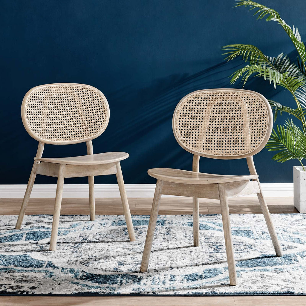 Malina Wood Dining Side Chair Set of 2 by Modway