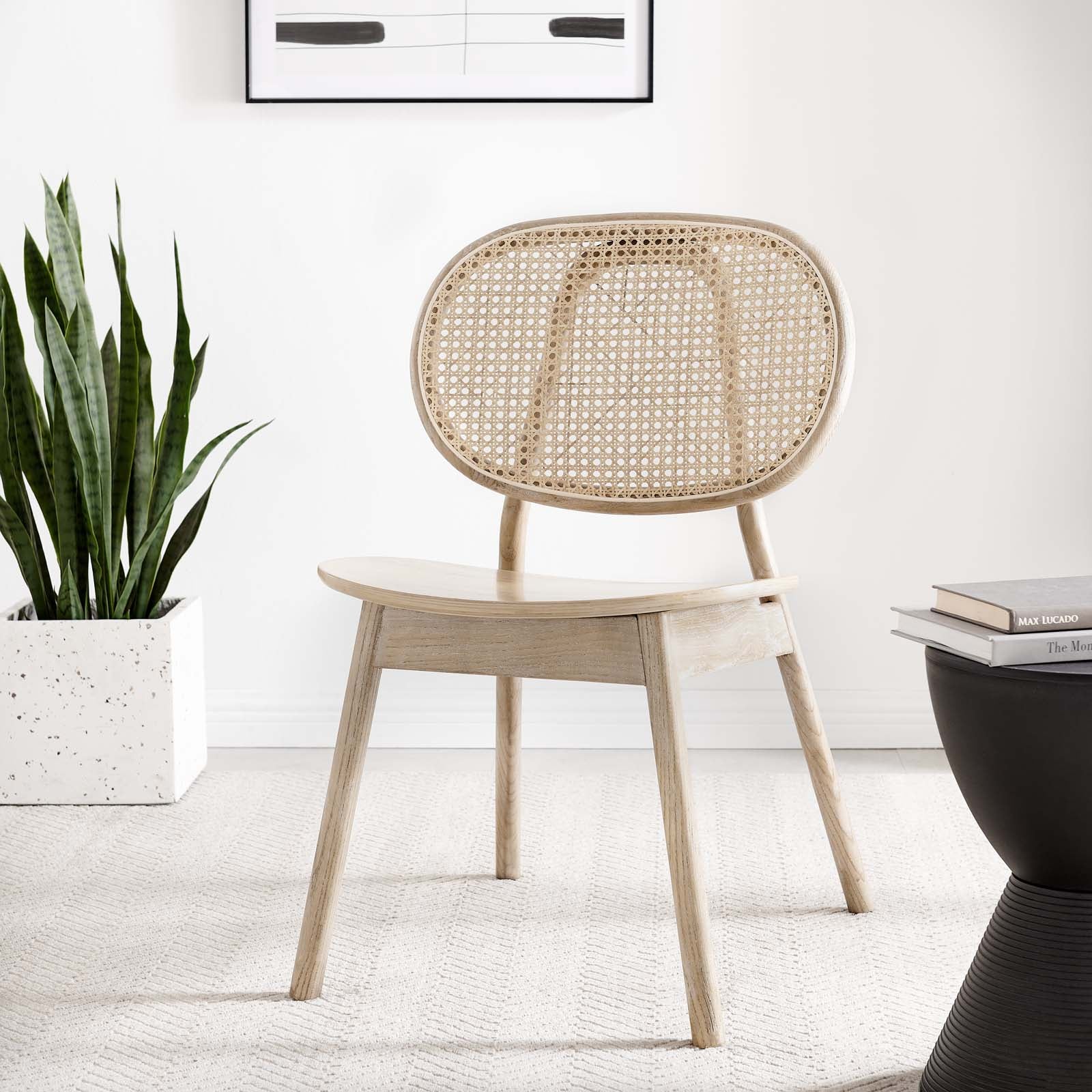 Malina Wood Dining Side Chair Set of 2 by Modway