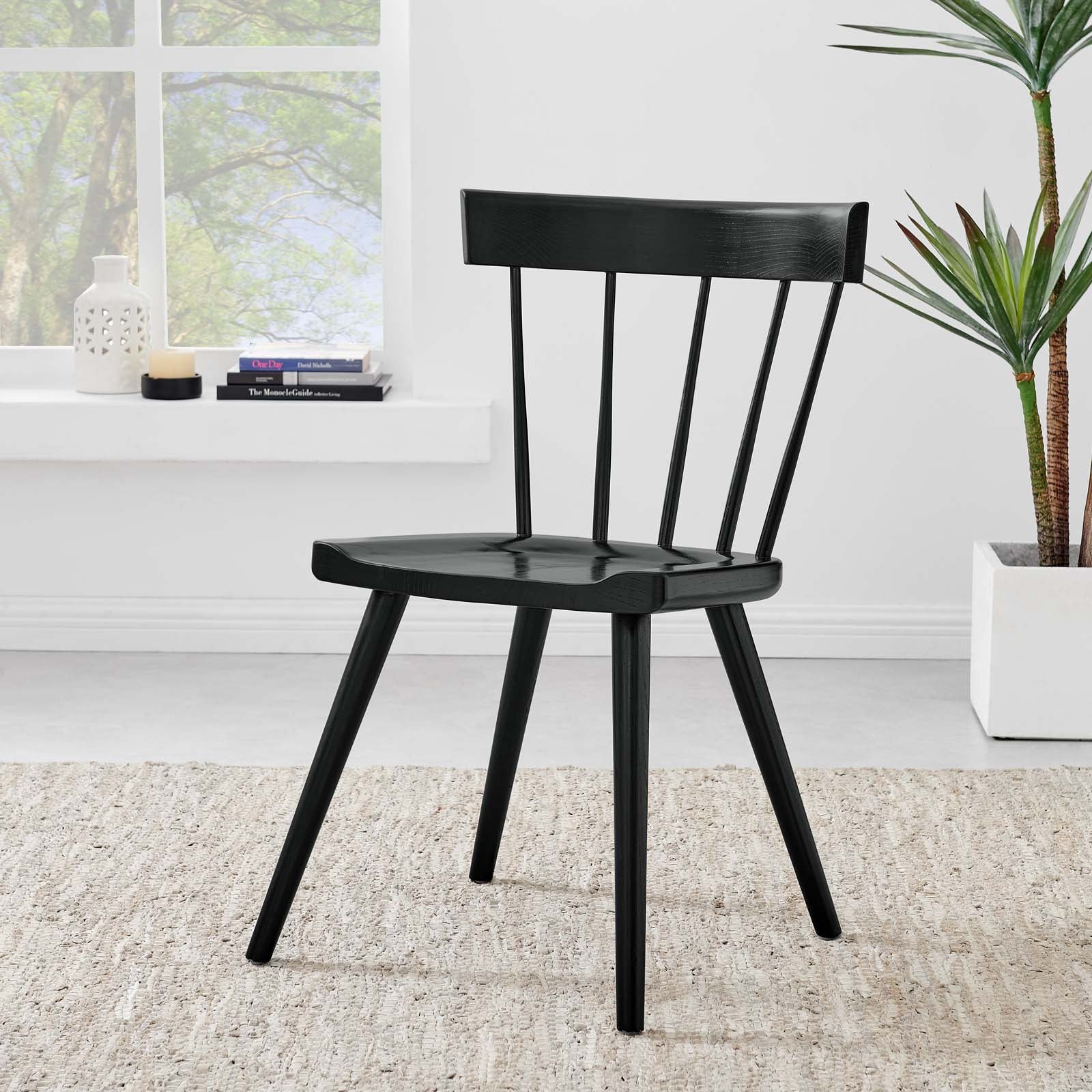 Sutter Wood Dining Side Chair Set of 2 by Modway