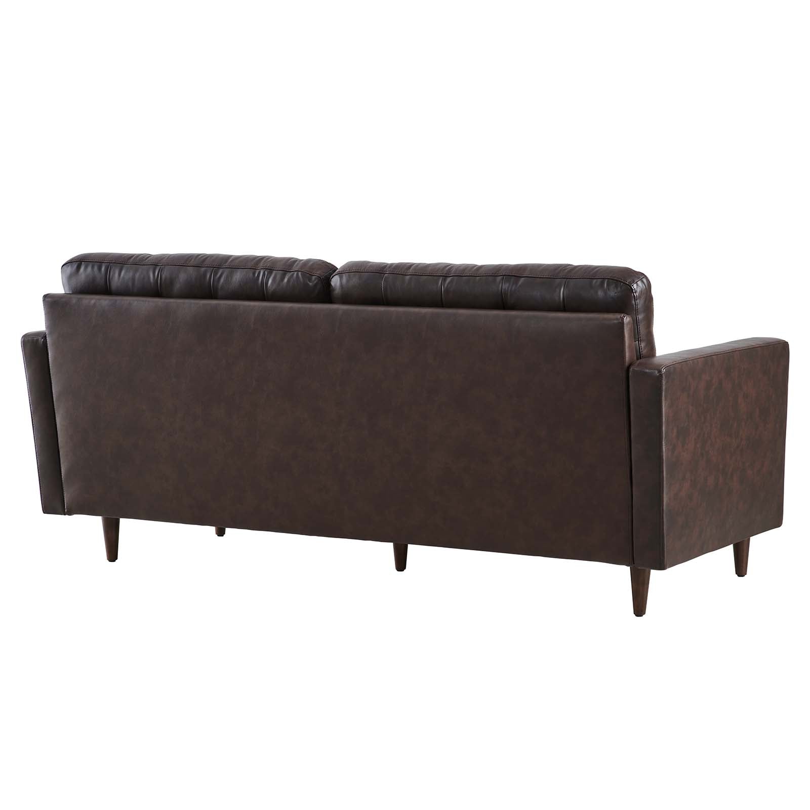 Exalt Tufted Leather Sofa by Modway