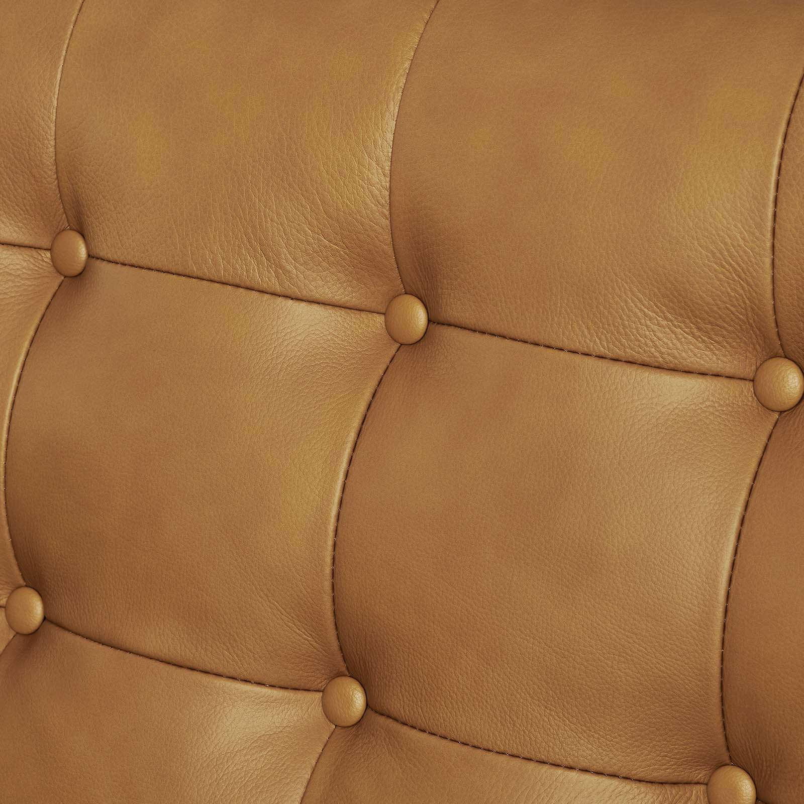 Exalt Tufted Leather Sofa by Modway