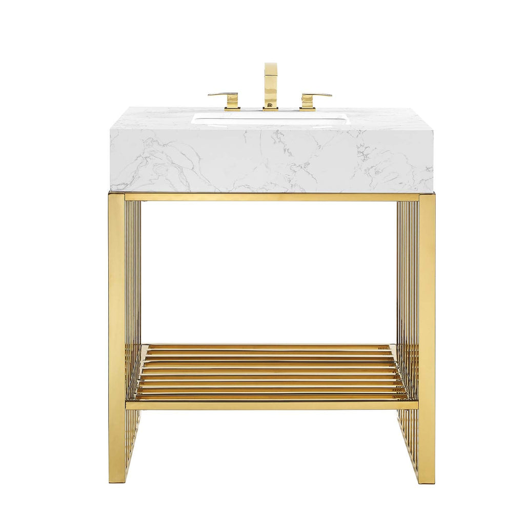 Gridiron 30" Bathroom Vanity by Modway